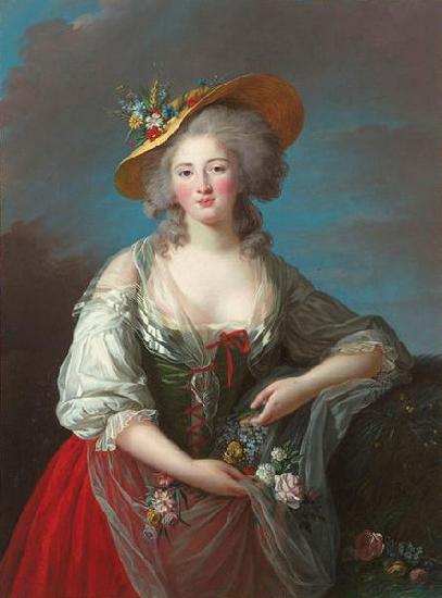 Elisabeth LouiseVigee Lebrun Princess Elisabeth of France Sweden oil painting art